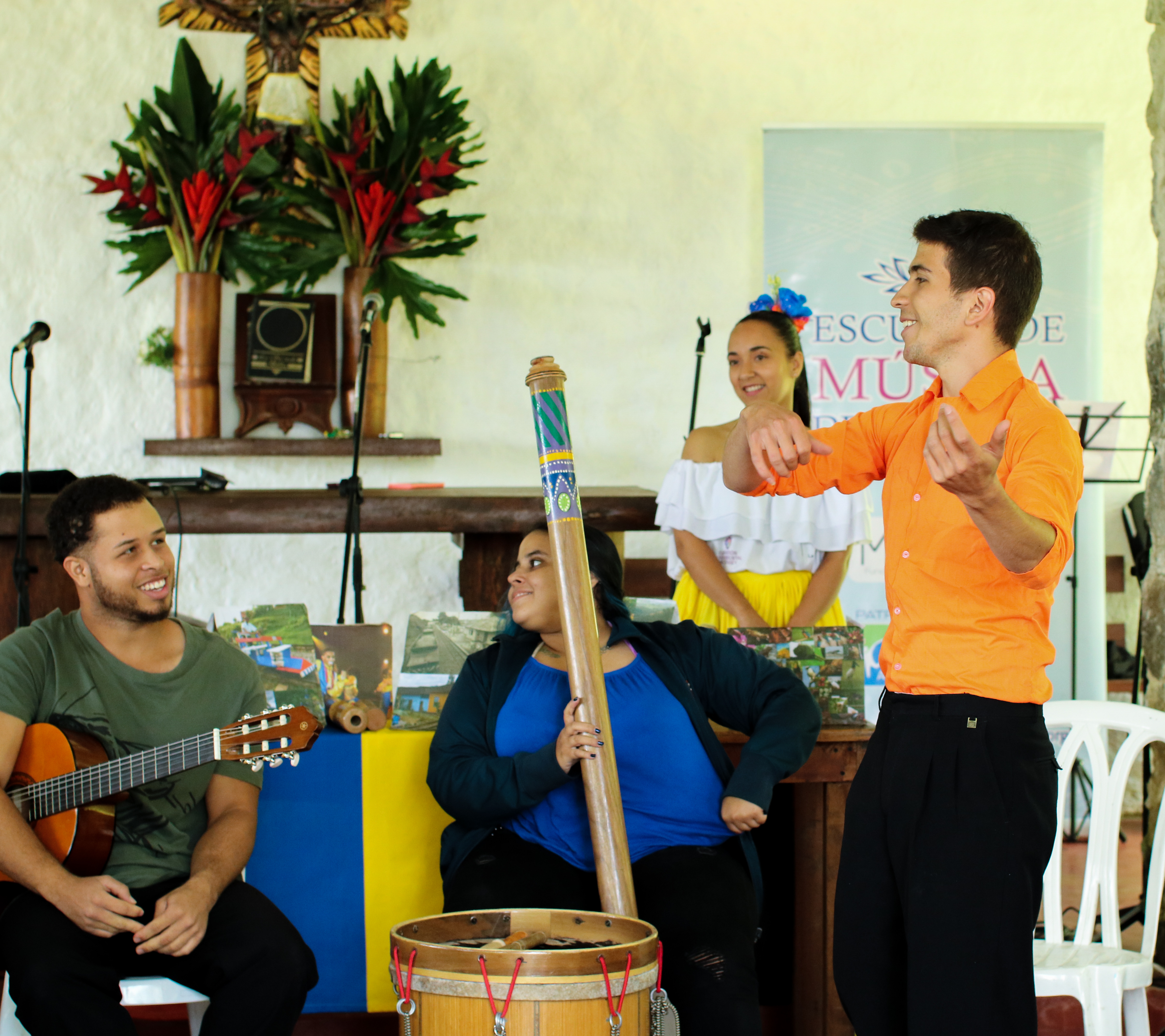 Niños y jóvenes en proceso musical